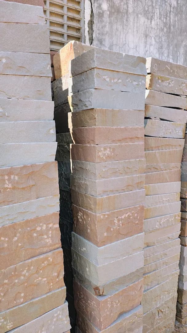 Multicolour Natural Sandstone Wall Cladding - view 1